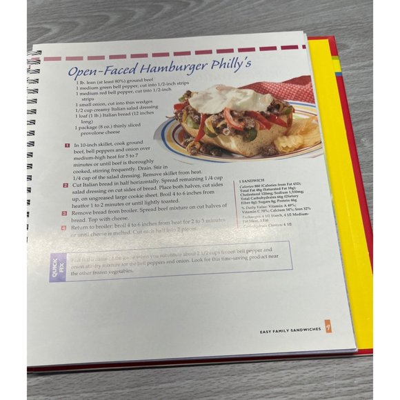 Pillsbury Fix it Fast Cookbook 25 Minutes or Less Dinner Recipes 2005 - Picture 4 of 10